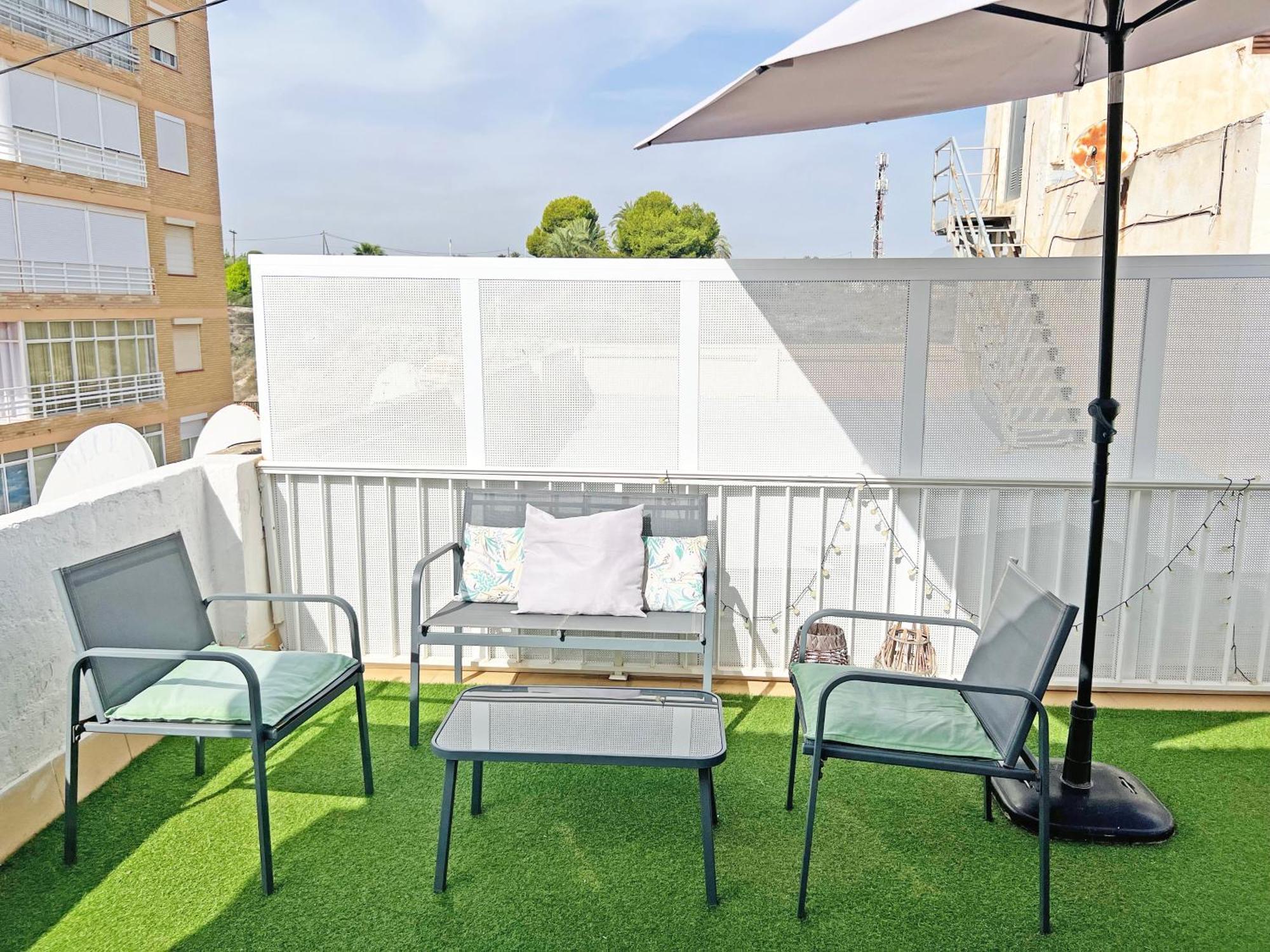 Atico Frente Al Mar 2 Terrazas Barbacoa Y Parking Sujeto A Disponibilidad Apartment Ел Кампело Екстериор снимка